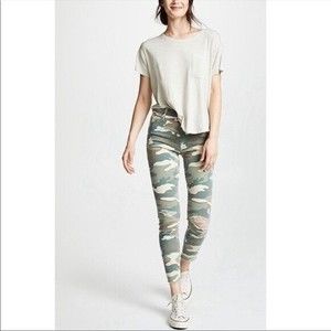 MOTHER Camouflage Skinny Jeans